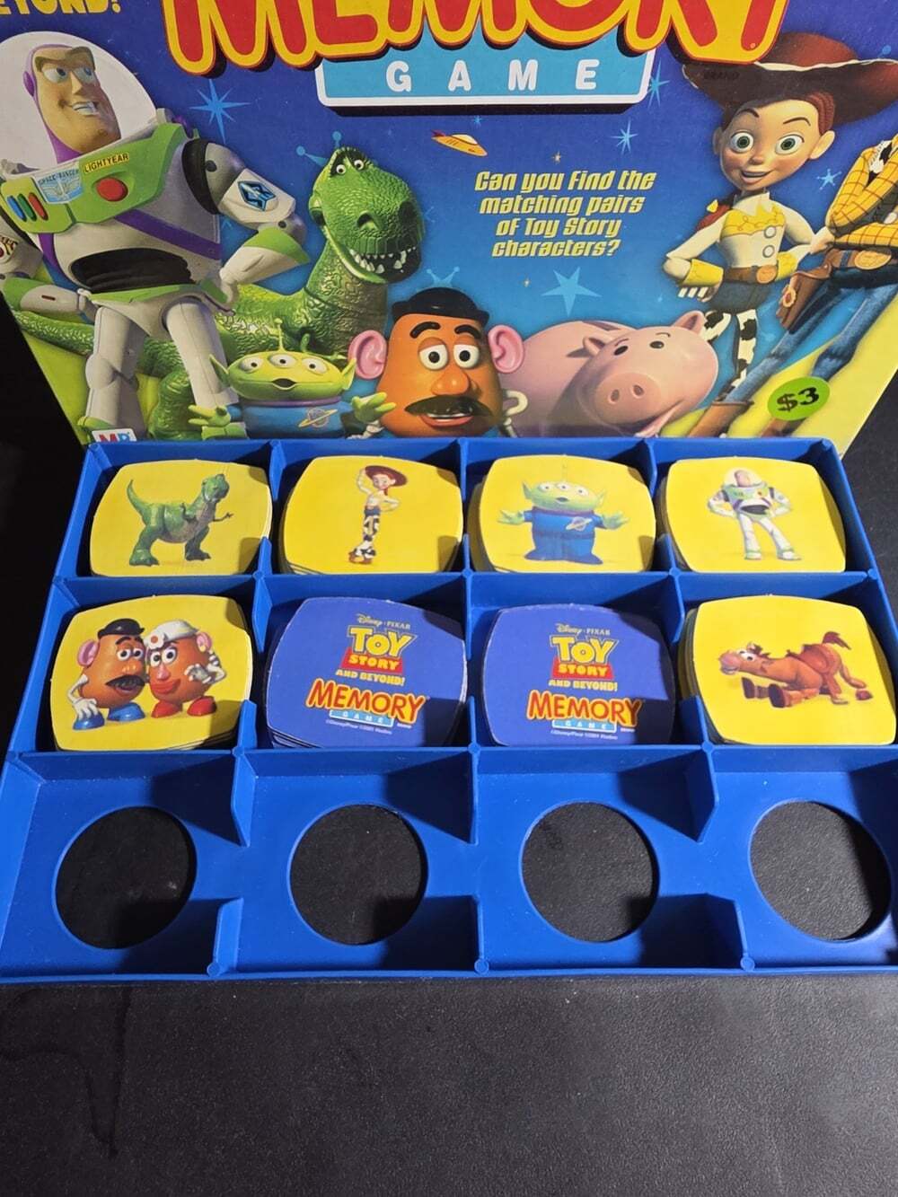 2001 Toy Story Memory Game - Missing 1 Card